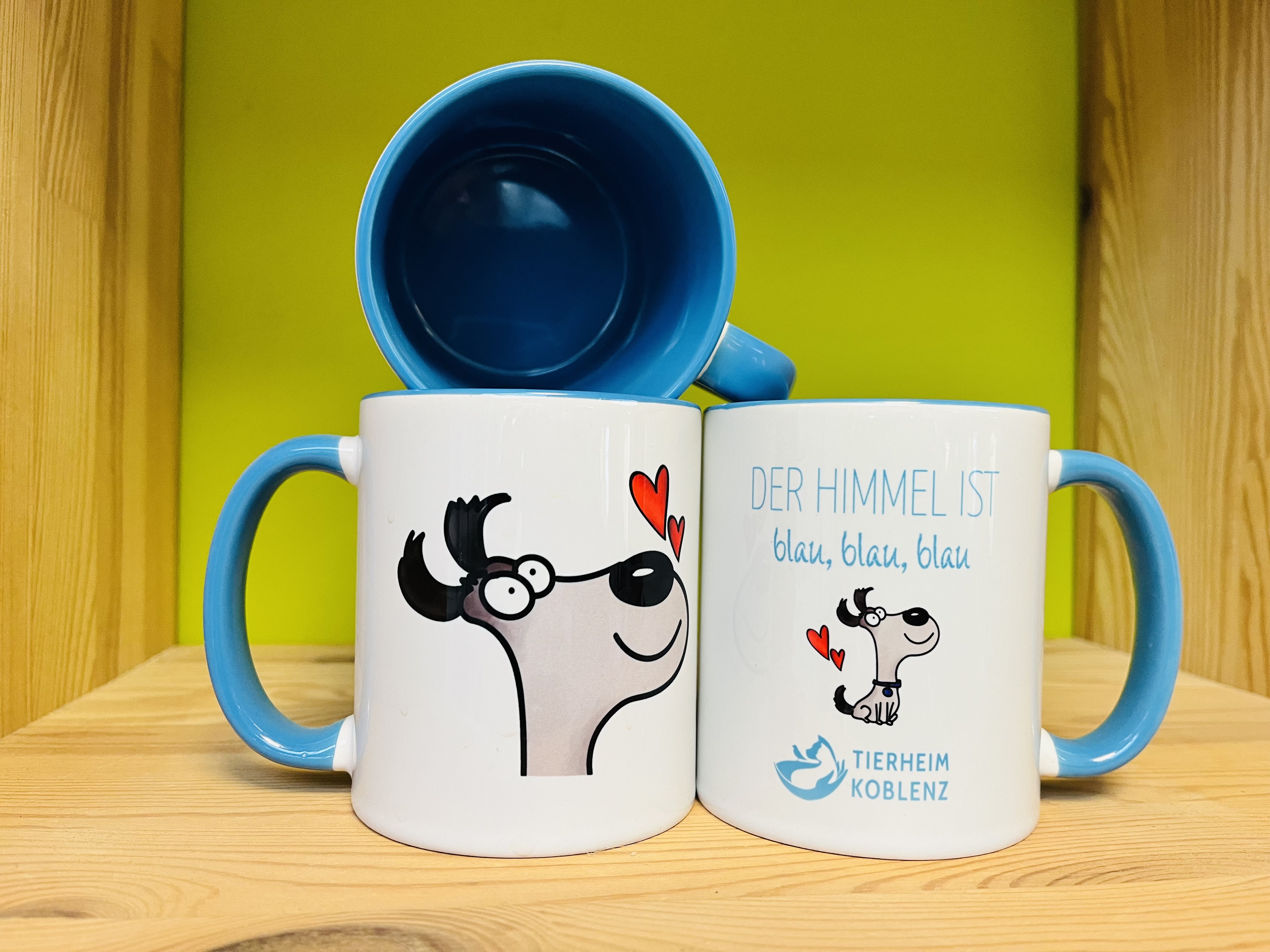 Tassen mit Hundemotiv