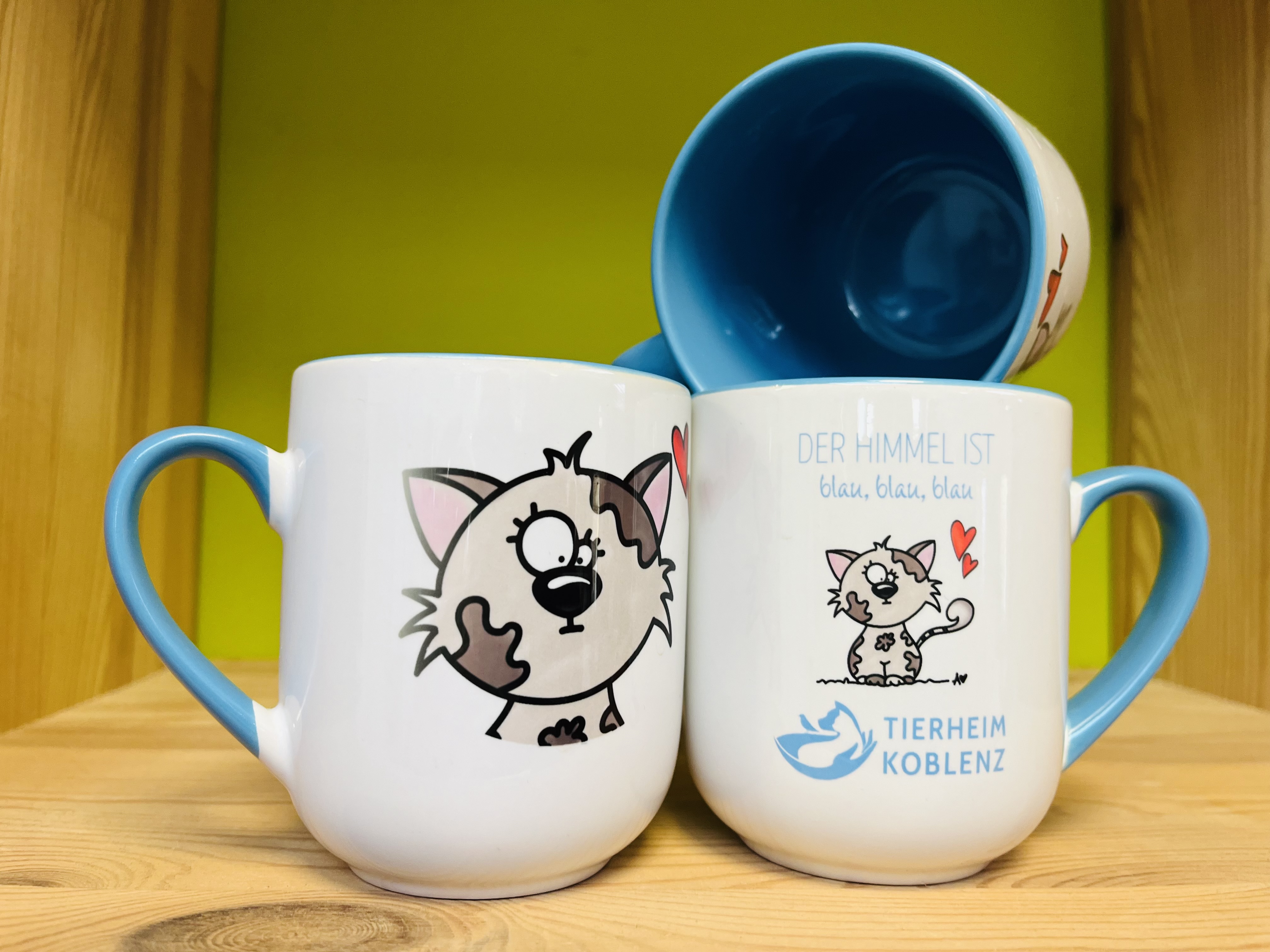 Tassen mit Katzenmotiv